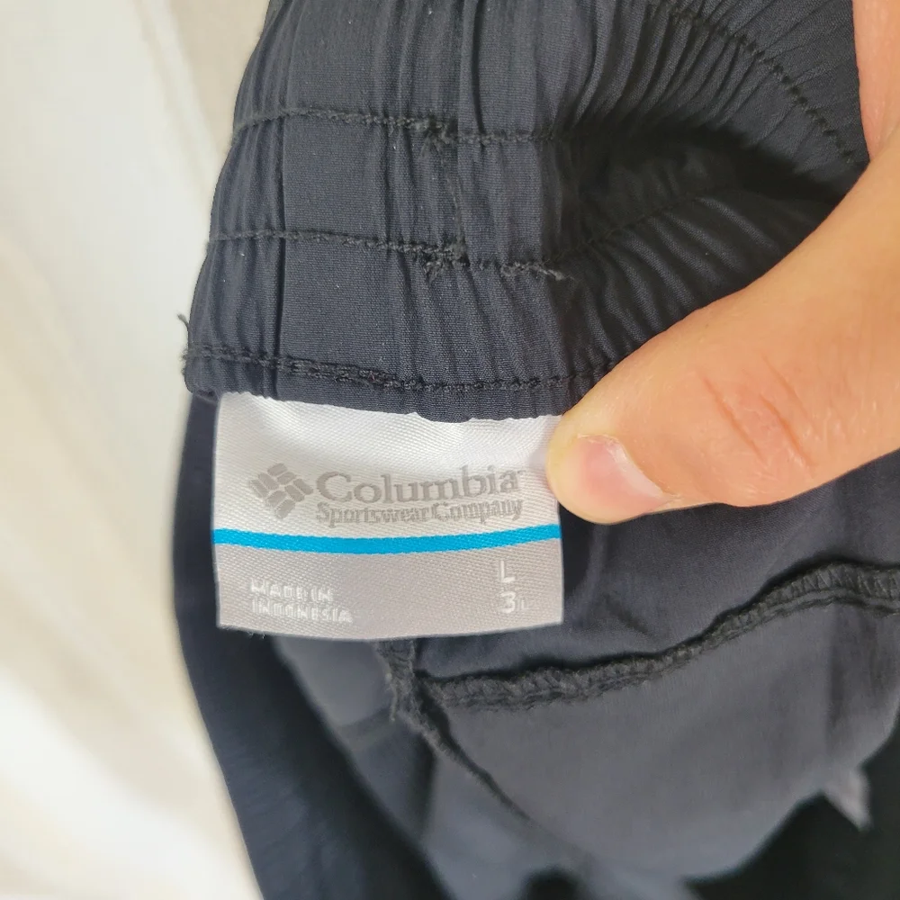 Columbia‎ Nylon Active Shorts Black Size Large